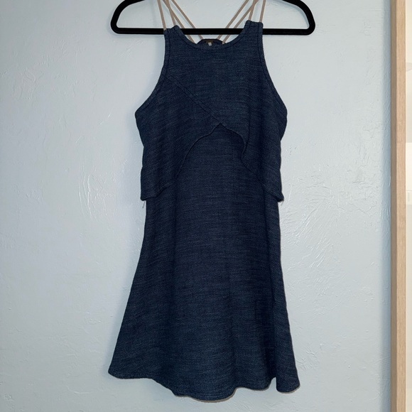 Free People “Blue Sapphire” flyaway dress XS extra small - Picture 4 of 13
